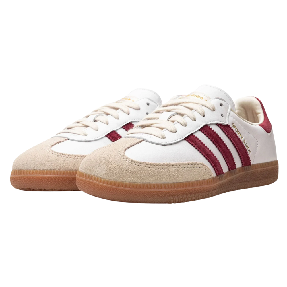 Adidas Samba OG Sporty & Rich White Core Burgundy