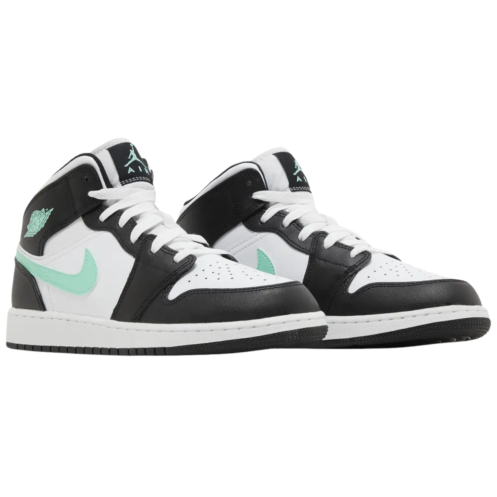 Jordan 1 Mid Green Glow (GS)