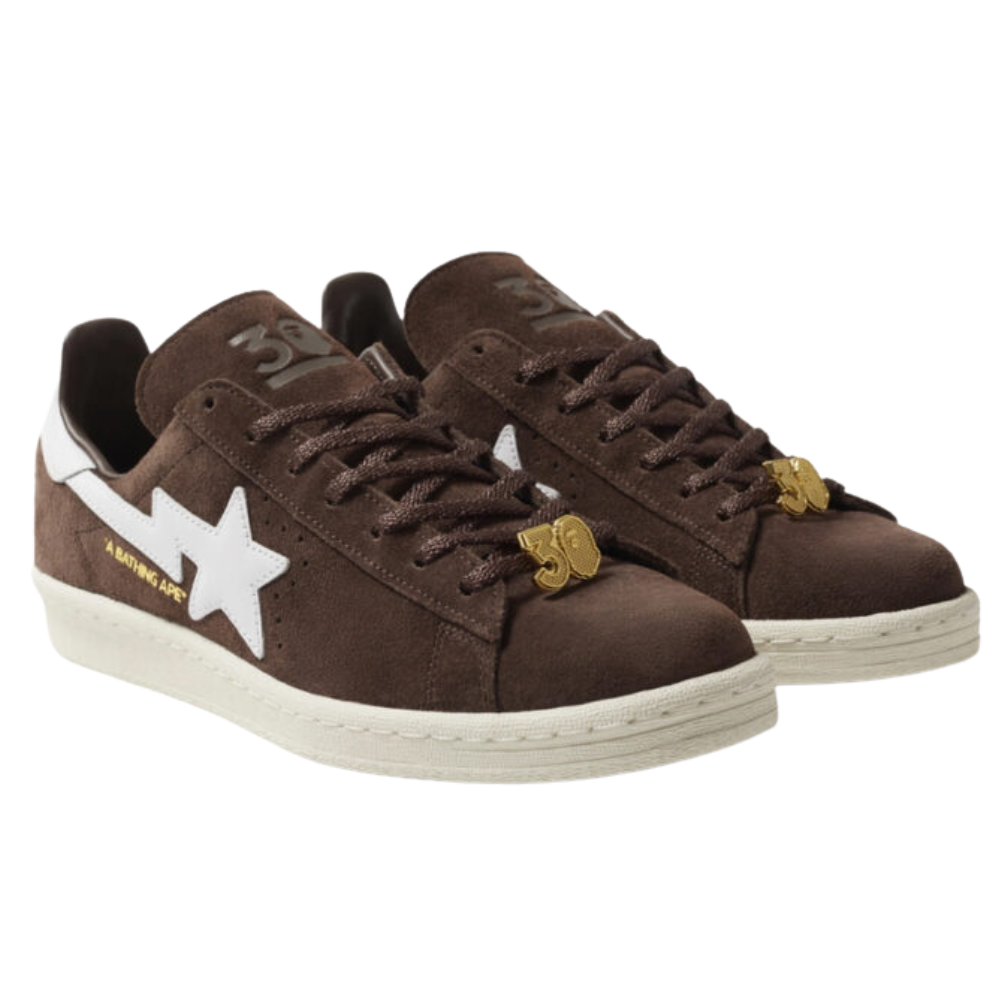 Adidas Campus 80s Bape 30th Anniversary Brown
