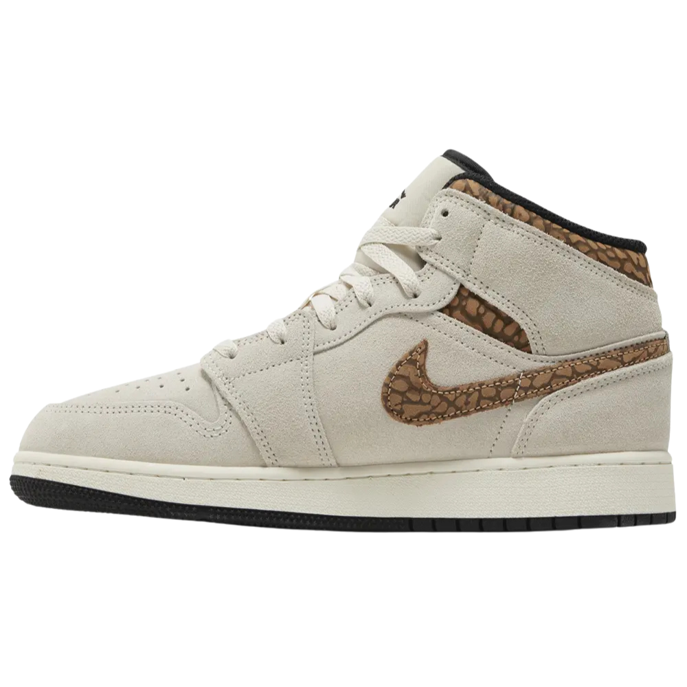 Jordan 1 Mid SE Brown Elephant (GS)