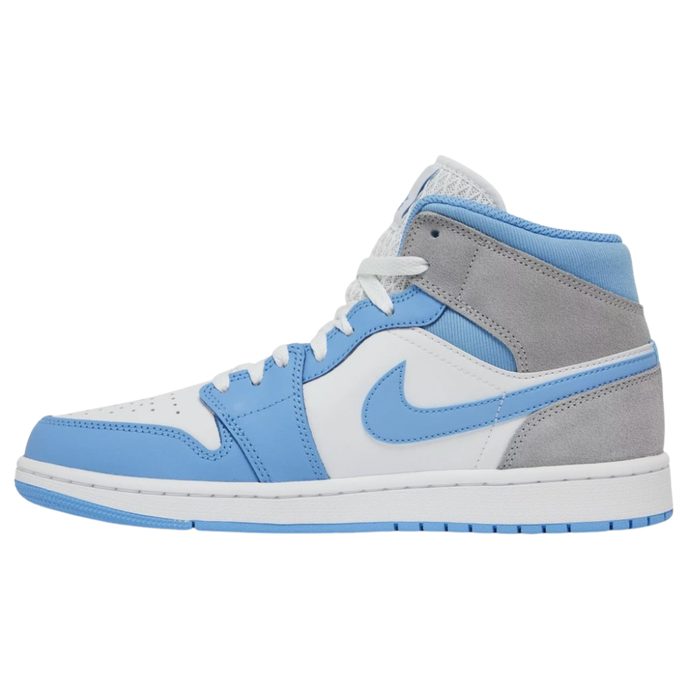 Jordan 1 Mid University Blue Grey