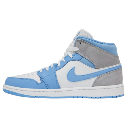 Jordan 1 Mid University Blue Grey