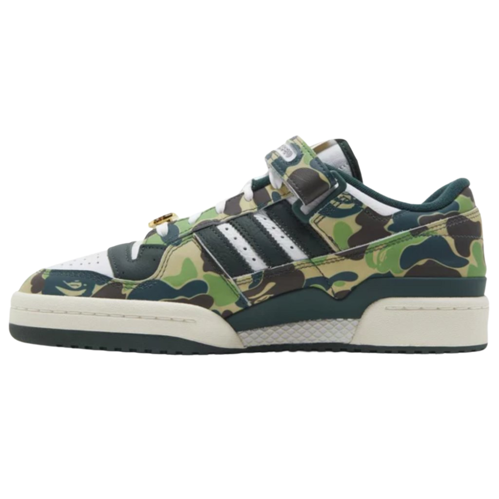 Adidas Forum 84 Low Bape 30th Anniversary Green Camo