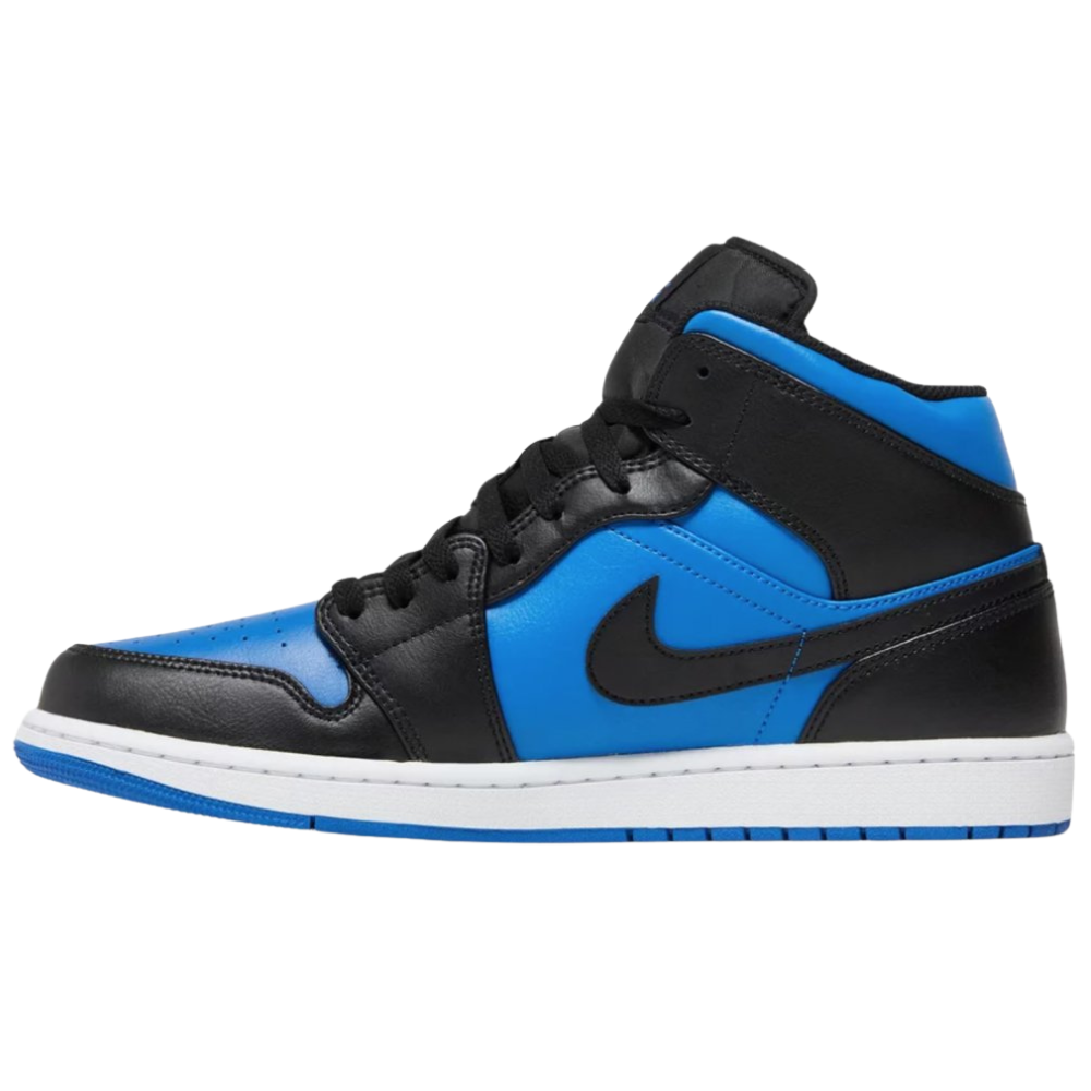Jordan 1 Mid Black Royal Blue