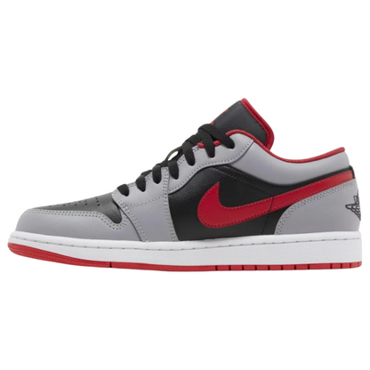 Jordan 1 Low Black Light Smoke Grey Gym Red