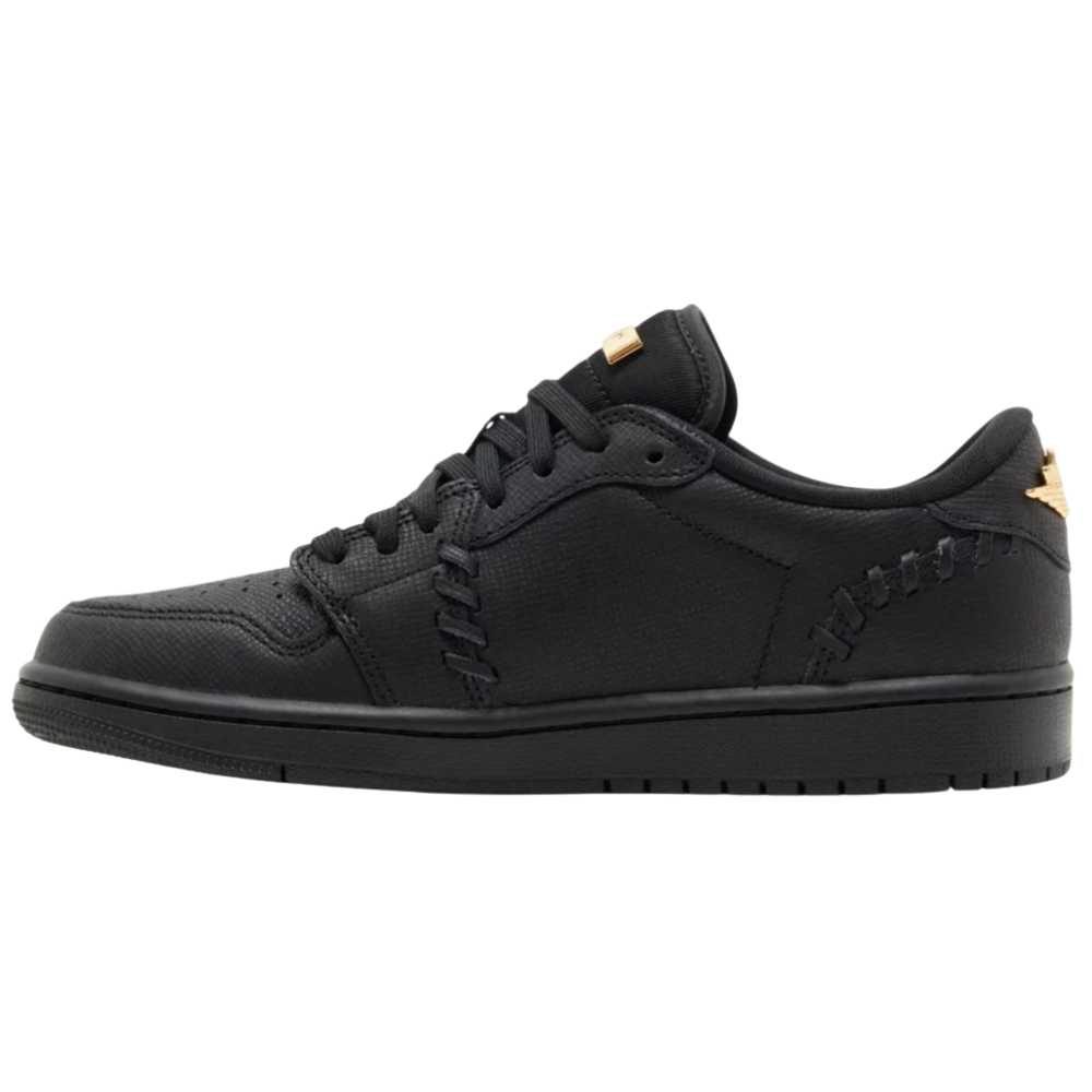 Jordan 1 Low Method of Make Black Metallic Gold