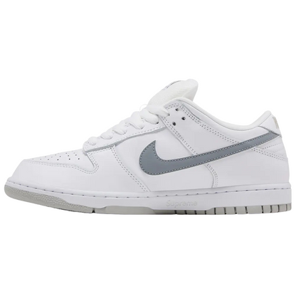 Nike SB Dunk Low Supreme 94 White Metallic Silver
