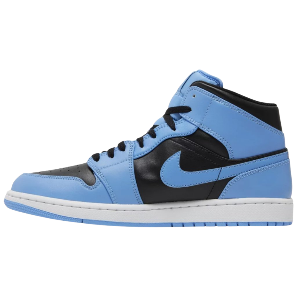 Jordan 1 Mid University Blue Black
