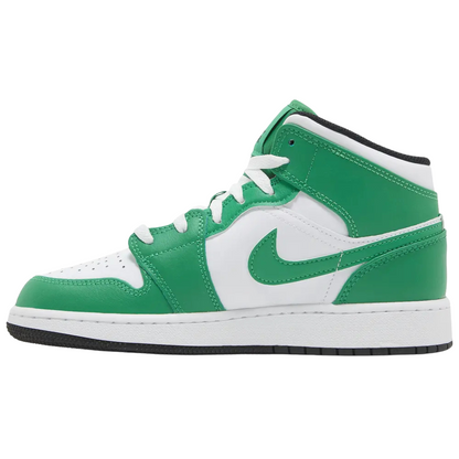 Jordan 1 Mid Lucky Green (GS)