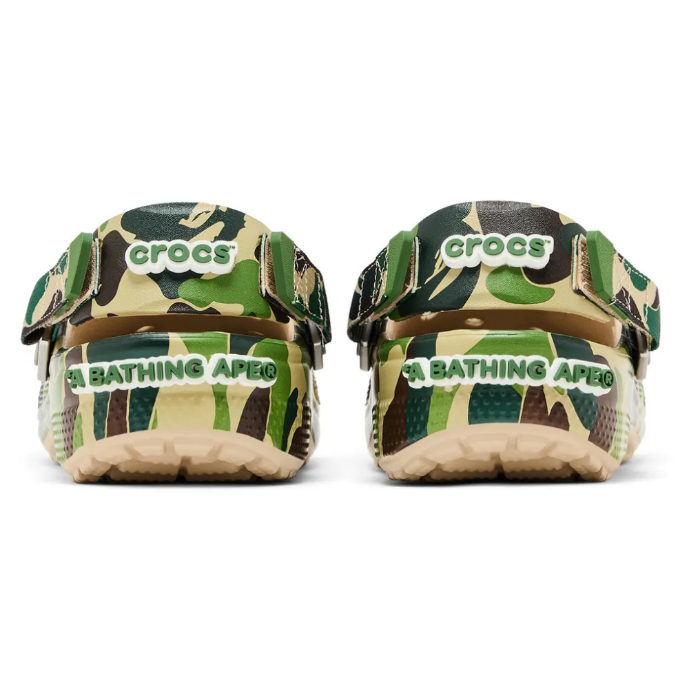 Crocs Classic Clog A Bathing Ape ABC Camo Green