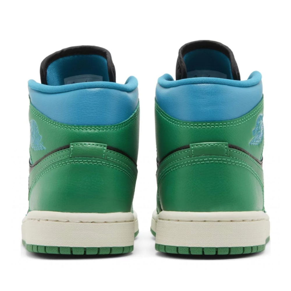 Jordan 1 Mid Lucky Green Aquatone