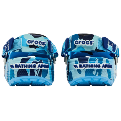 Crocs Classic Clog A Bathing Ape ABC Camo Blue