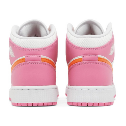 Jordan 1 Mid Pinksicle Safety Orange (GS)