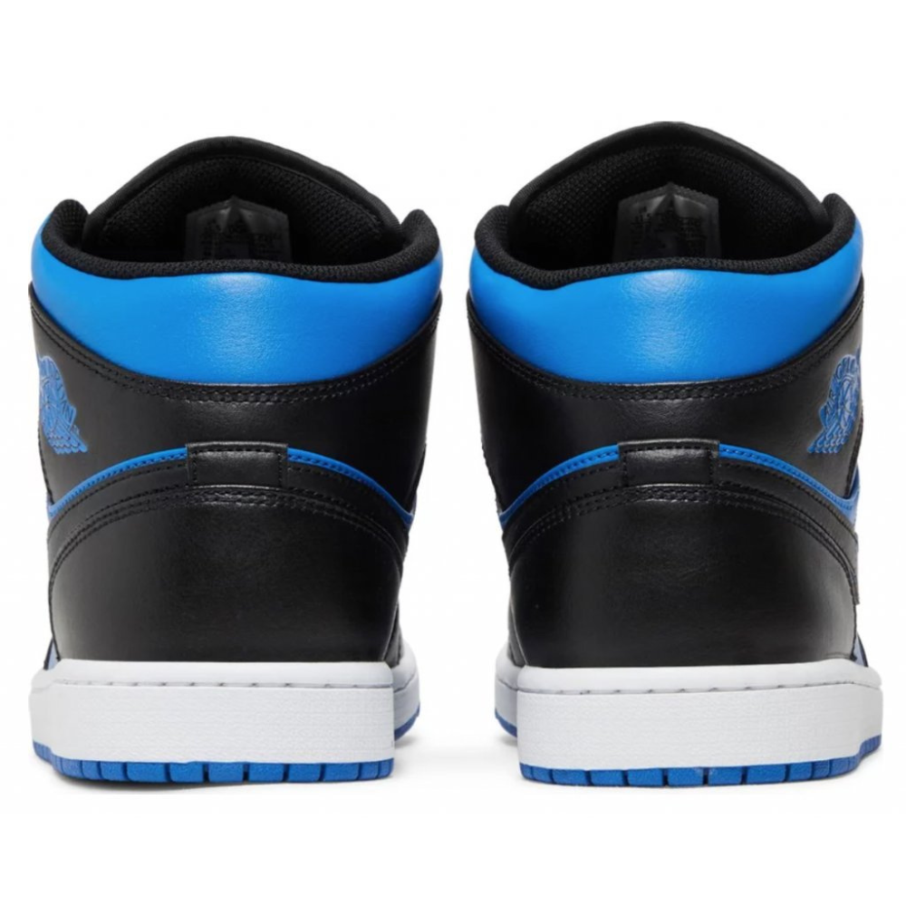 Jordan 1 Mid Black Royal Blue