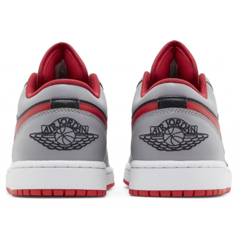 Jordan 1 Low Black Light Smoke Grey Gym Red