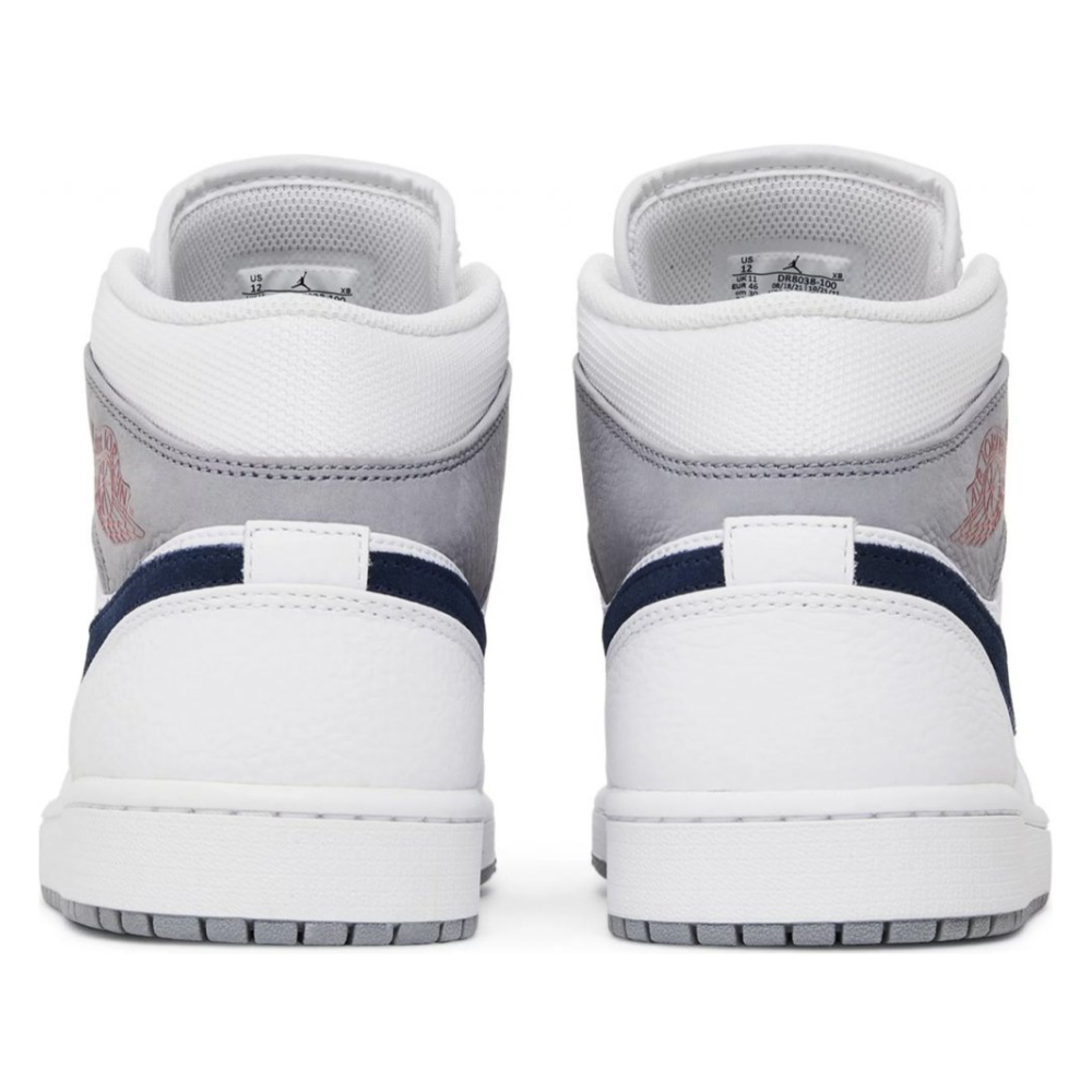 Jordan 1 Mid Paris White