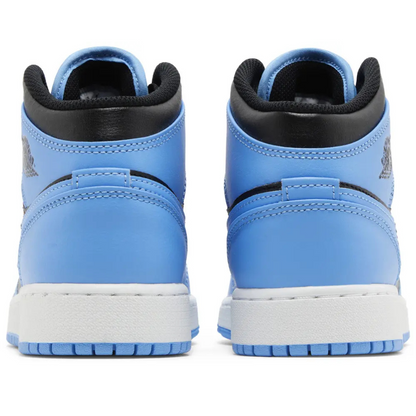 Jordan 1 Mid University Blue Black (GS)