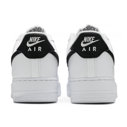 Nike Air Force 1 Low '07 White Black Pebbled Leather