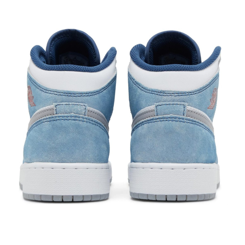 Jordan 1 Mid SE French Blue Light Steel (GS)
