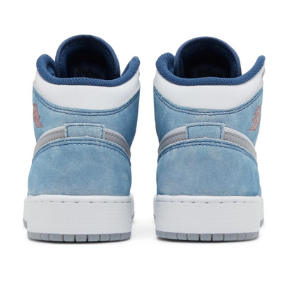 Jordan 1 Mid SE French Blue Light Steel (GS)