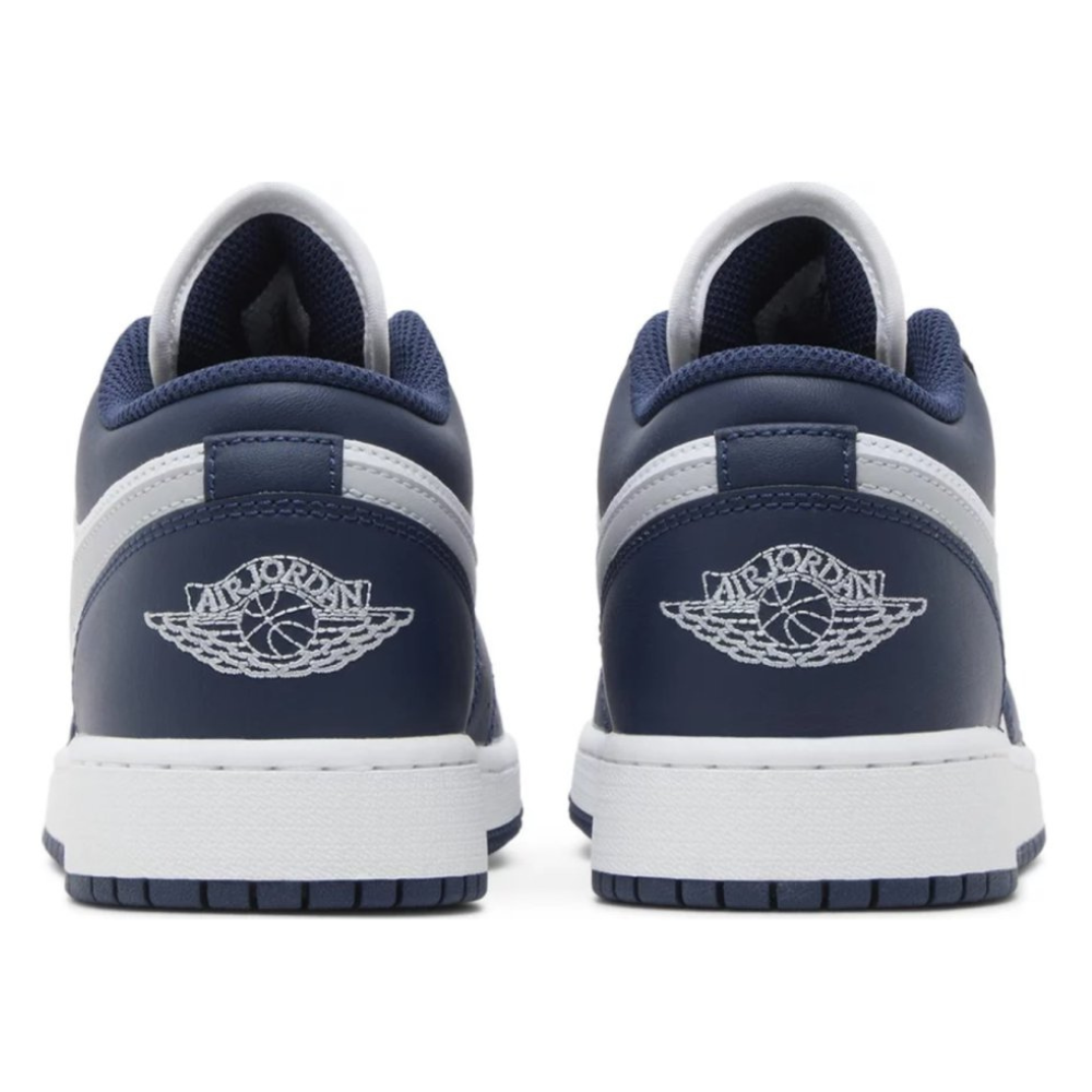 Jordan 1 Low Midnight Navy Wolf Grey (GS)