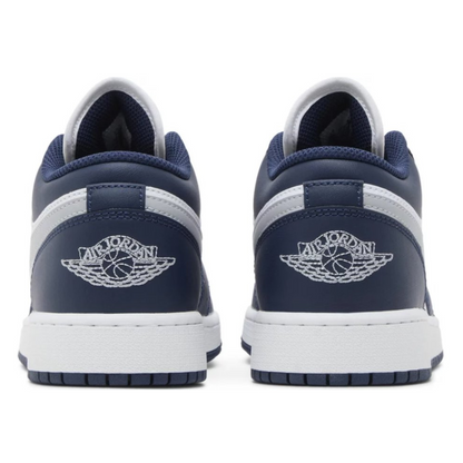 Jordan 1 Low Midnight Navy Wolf Grey (GS)