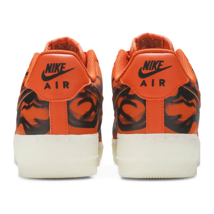Nike Air Force 1 Low Orange Skeleton Halloween