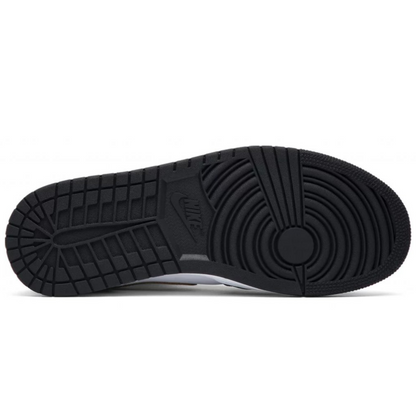 Jordan 1 Mid Patent Čierna Biela Zlatá