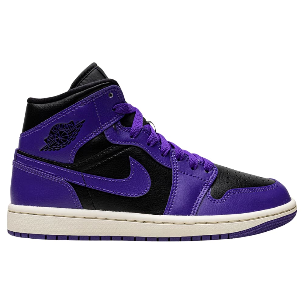 Jordan 1 Mid Purple Black