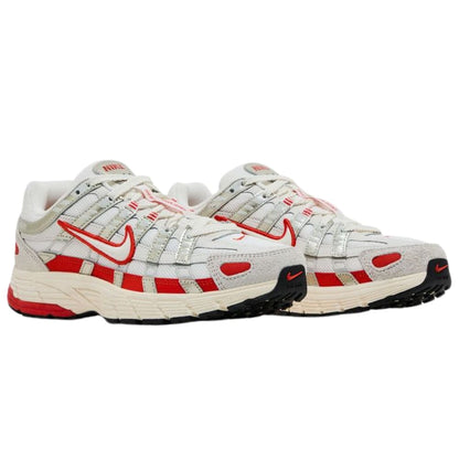 Nike P-6000 Sail Pale Ivory Light Bone Picante Red 