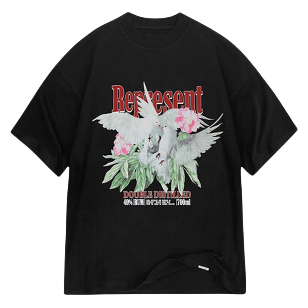 Represent Double Distilled T-shirt Off Black