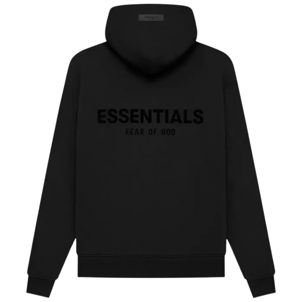 Fear of God Essentials Pull-Over Hoodie (SS21) Black/Stretch Limo