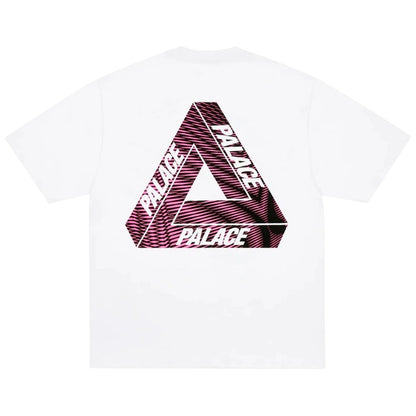 Palace Tri-Vex T-Shirt White/Pink