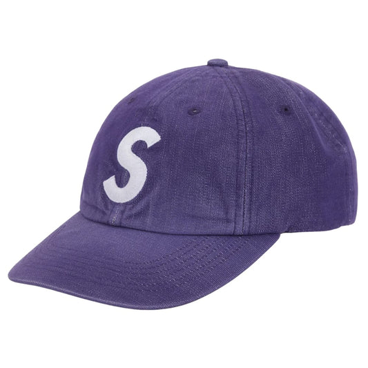 Supreme Cordura Denim S Logo 6-Panel Purple