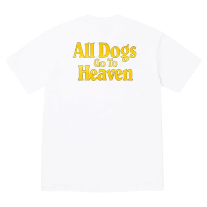 Supreme All Dogs Go To Heaven Tee White