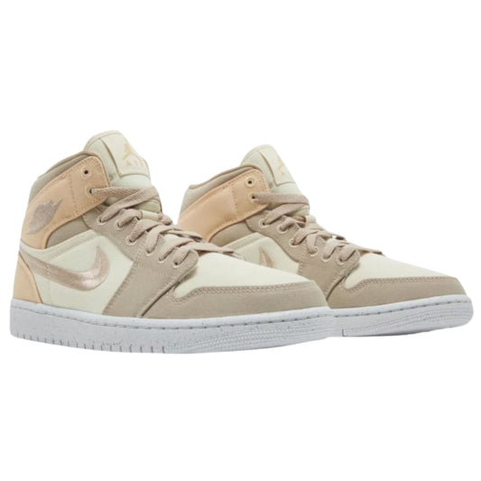Jordan 1 Mid SE Canvas Khaki (Women's)