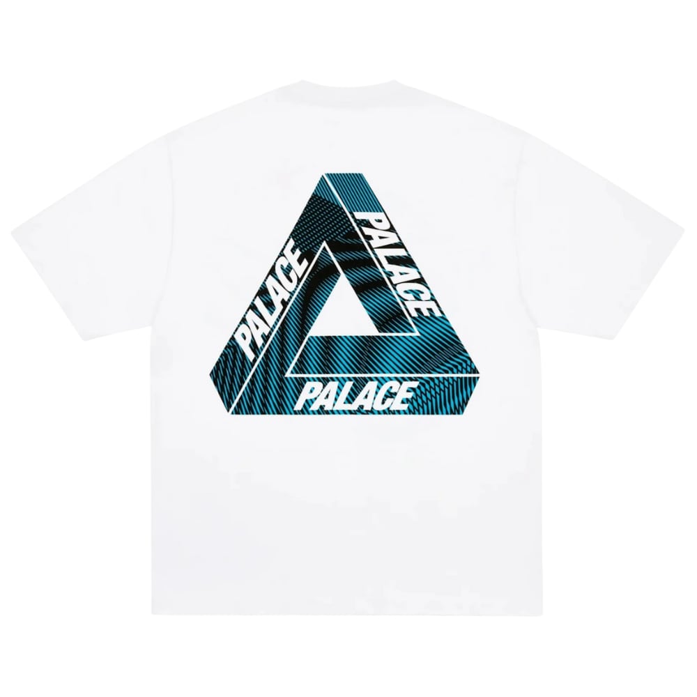 Palace Tri-Vex T-Shirt White/Blue