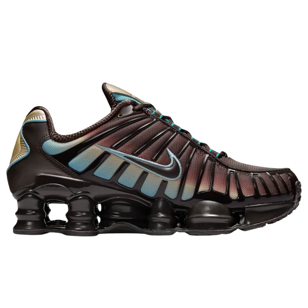 Nike Shox TL Velvet Brown Denim Turquoise