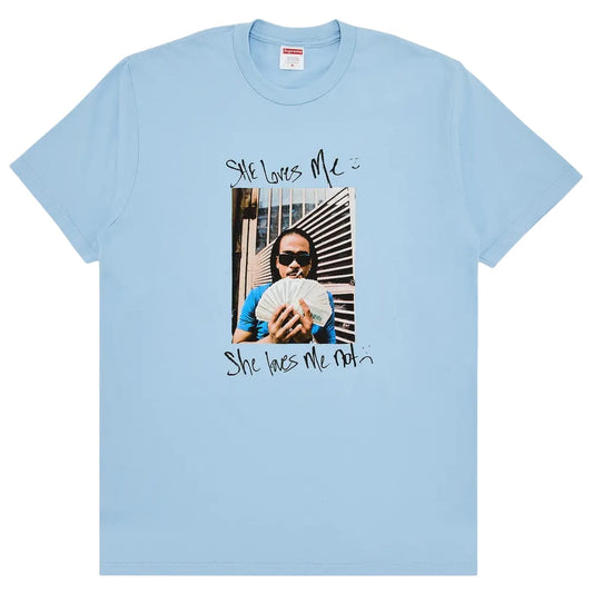 Supreme Max B Tee Powder Blue