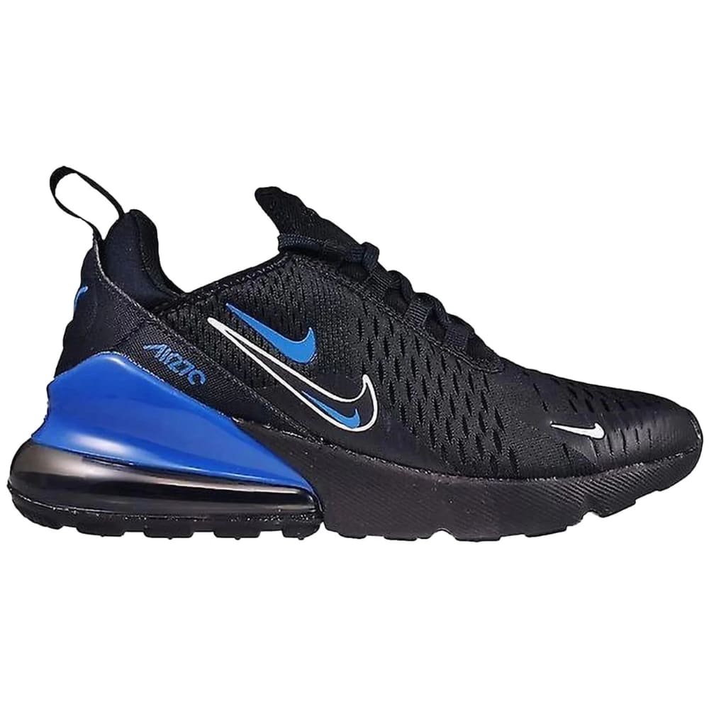 Nike Air Max 270 Multi-Swoosh Black Dark Marina Blue (GS)
