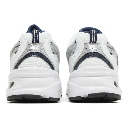 New Balance 530 White Silver Navy