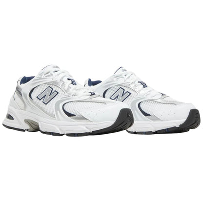 New Balance 530 White Silver Navy