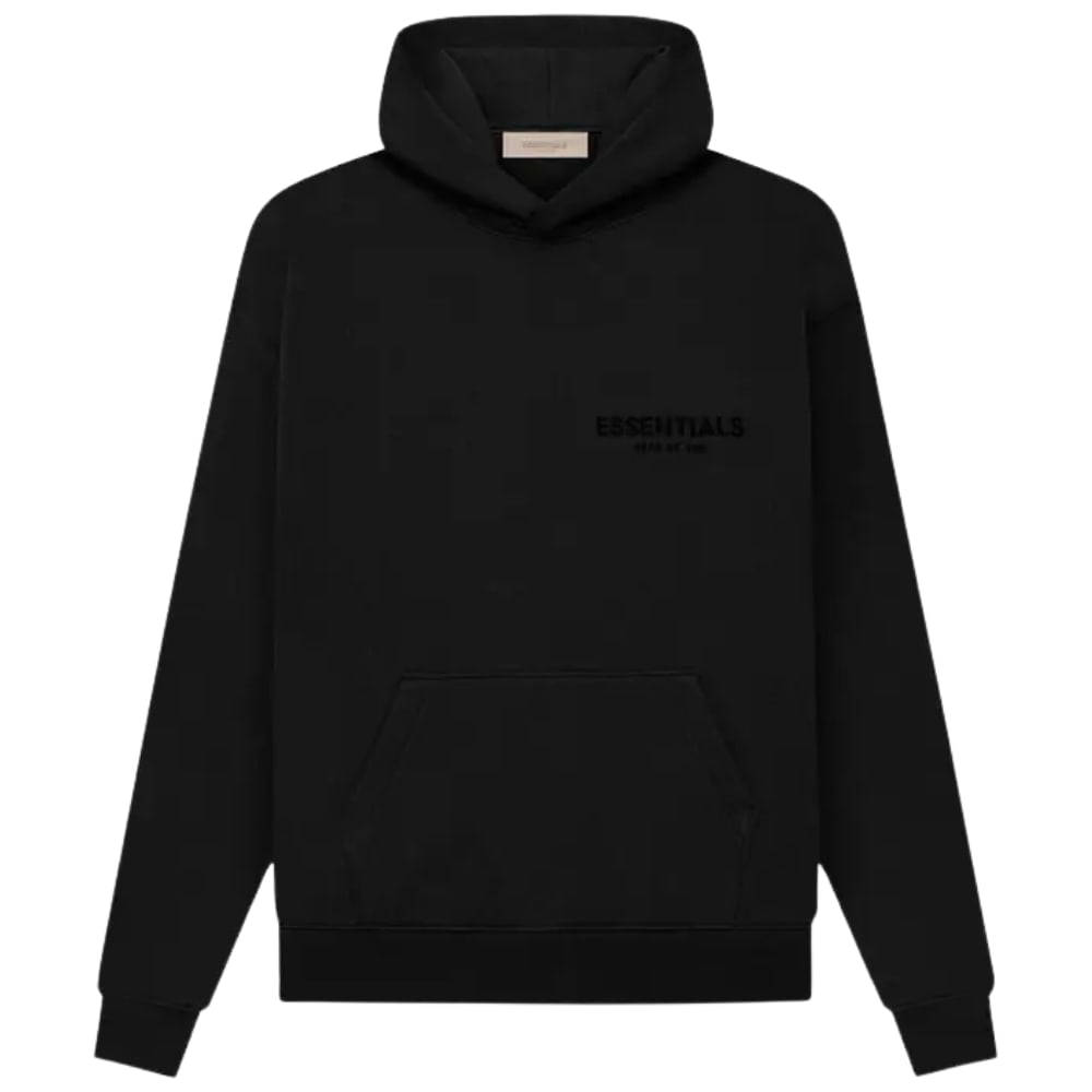 Fear of God Essentials Pull-Over Hoodie (SS21) Black/Stretch Limo