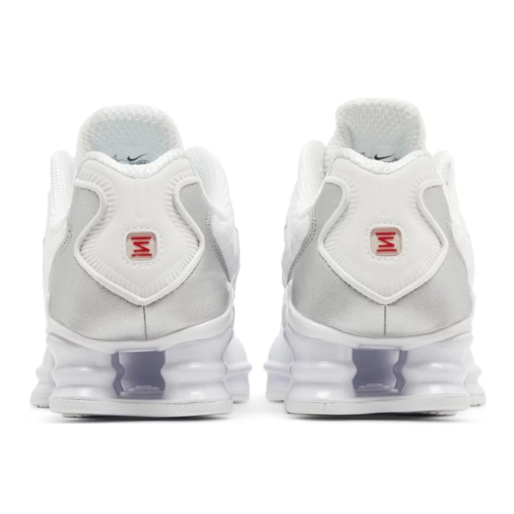 Nike Shox TL White Metallic Silver Max Orange (Women's)