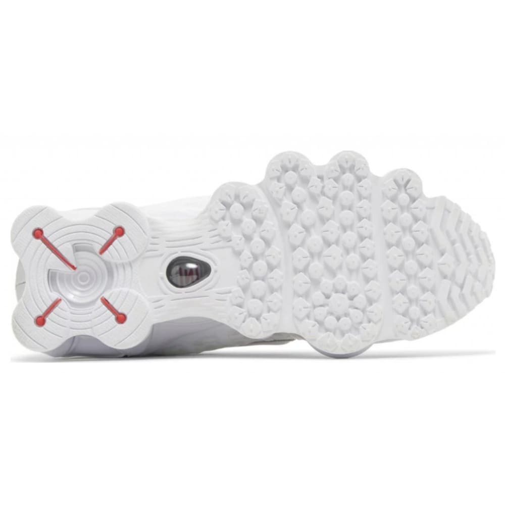 Nike Shox TL White Metallic Silver Max Orange (Women's)