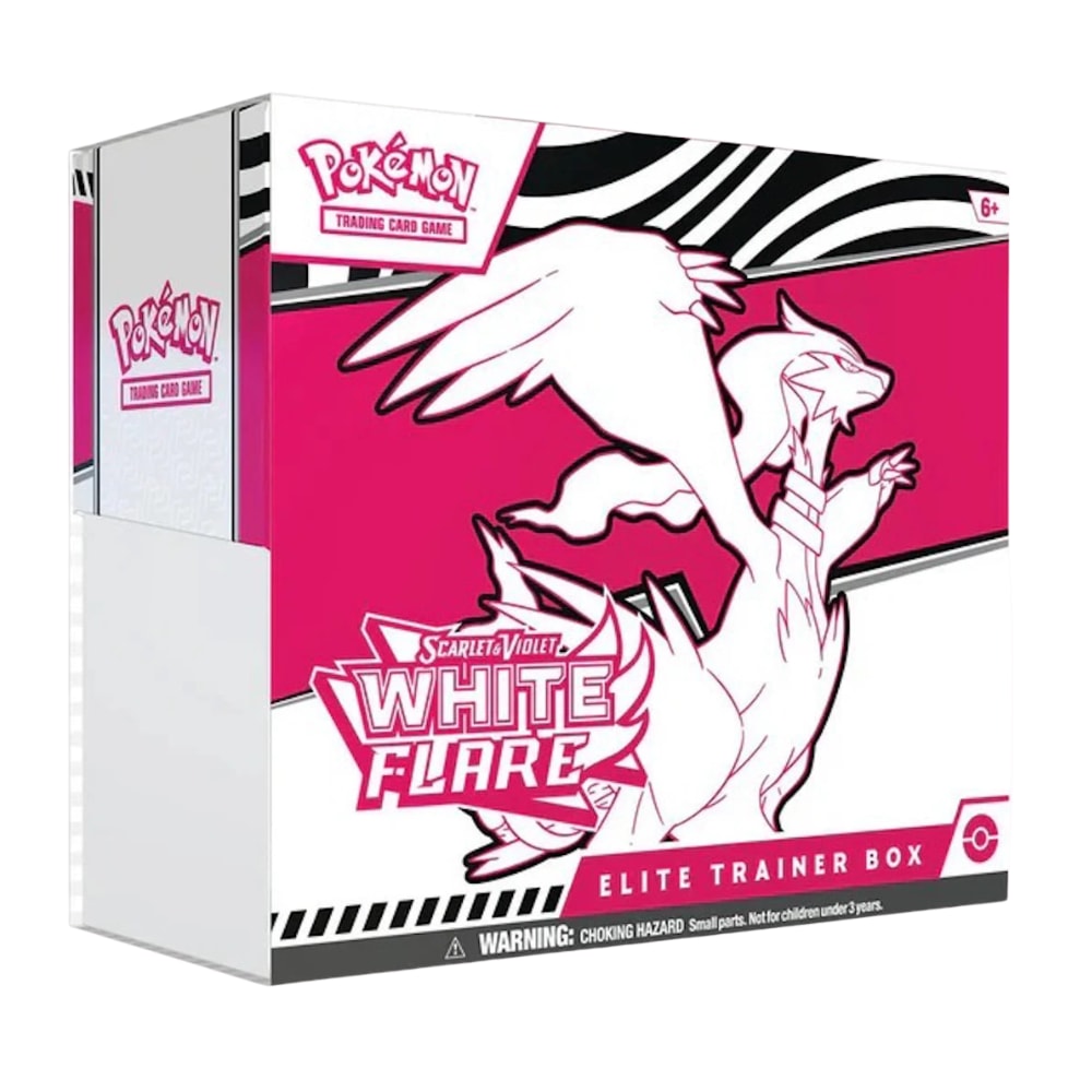 Pokemon White Flare Elite Trainer Box 2025 Pokémon Scarlet & Violet