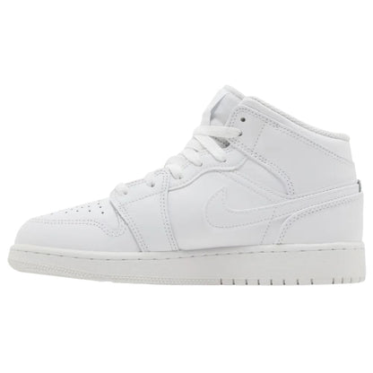 Jordan 1 Mid Triple White (2023) (GS)