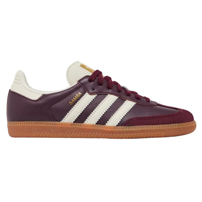 adidas Samba OG Maroon Gold Metallic