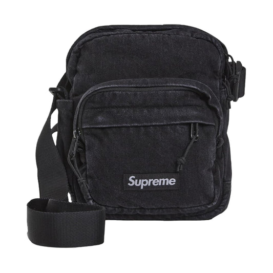 Supreme Denim Shoulder Bag Black