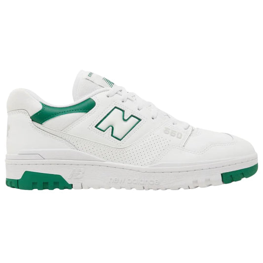 New Balance 550 White Classic Green